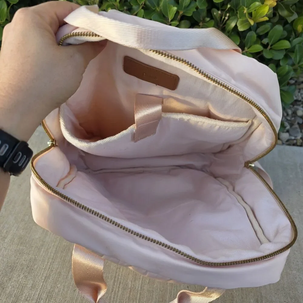 Chloe Light Pink Diaper Bag Backpack Baby Girl Shower Newborn Designer